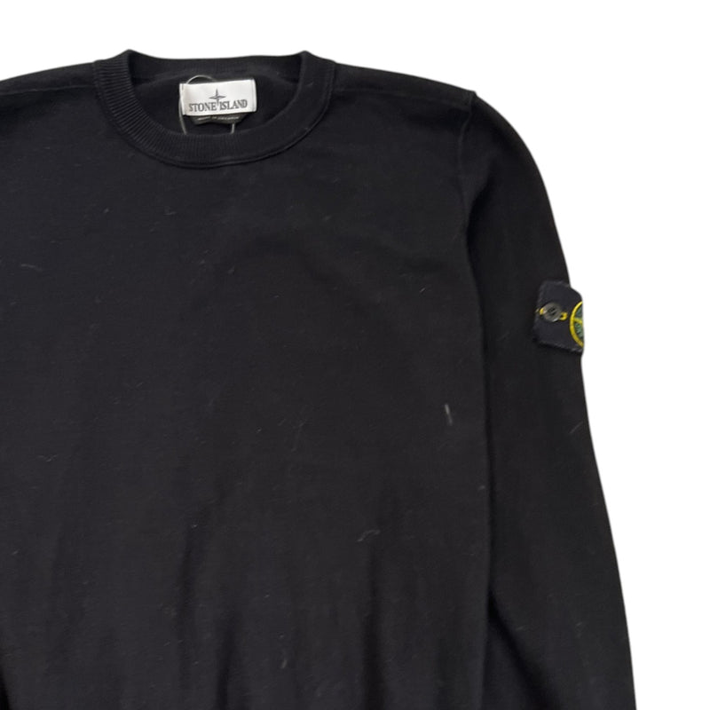 Men's Applique Logo Jumper Black Size S