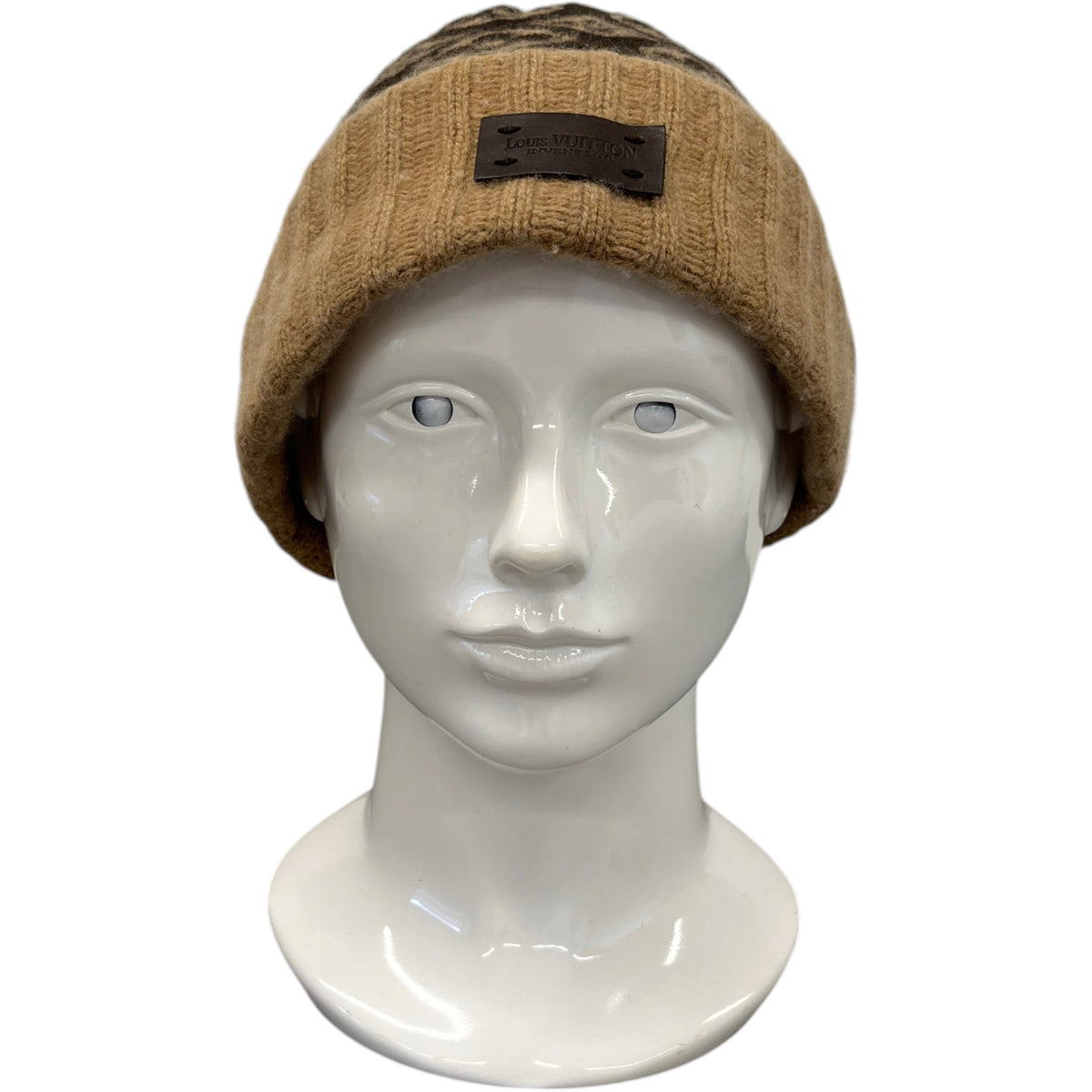 Women's Monogram Cashmere Beanie Brown - Photo 2
