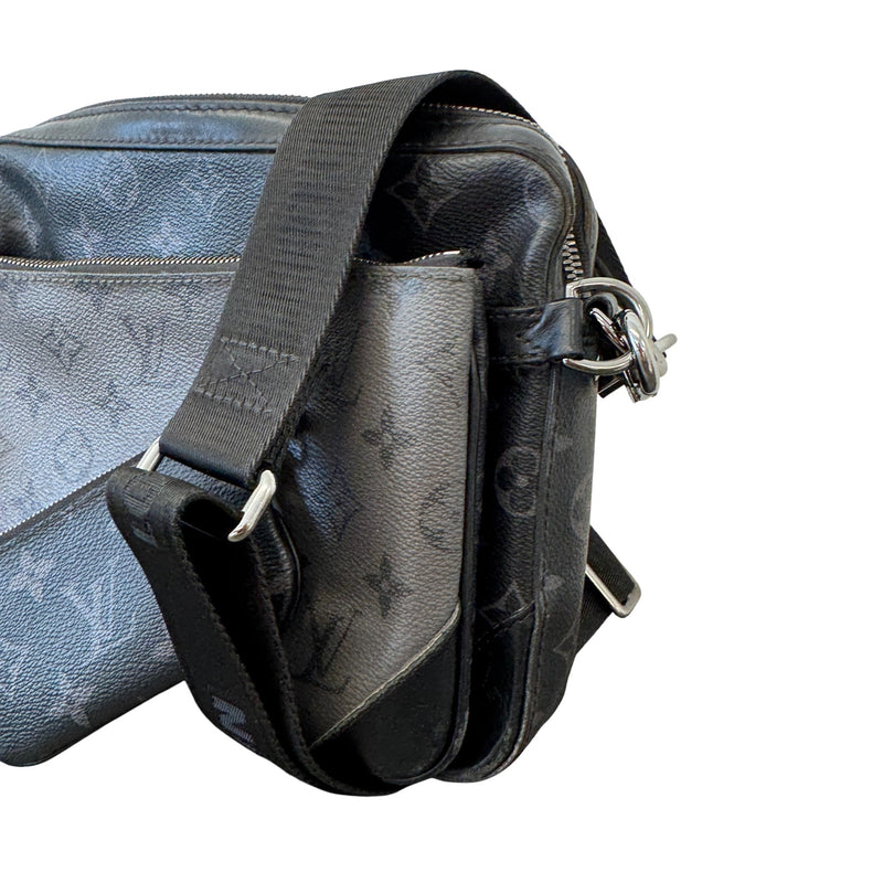 Men's Monogram Eclipse Trio Messenger Bag Black
