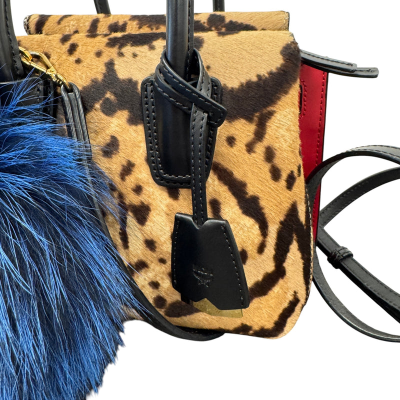 Women's Mini Milla Gepard Crossbody Bag Beige