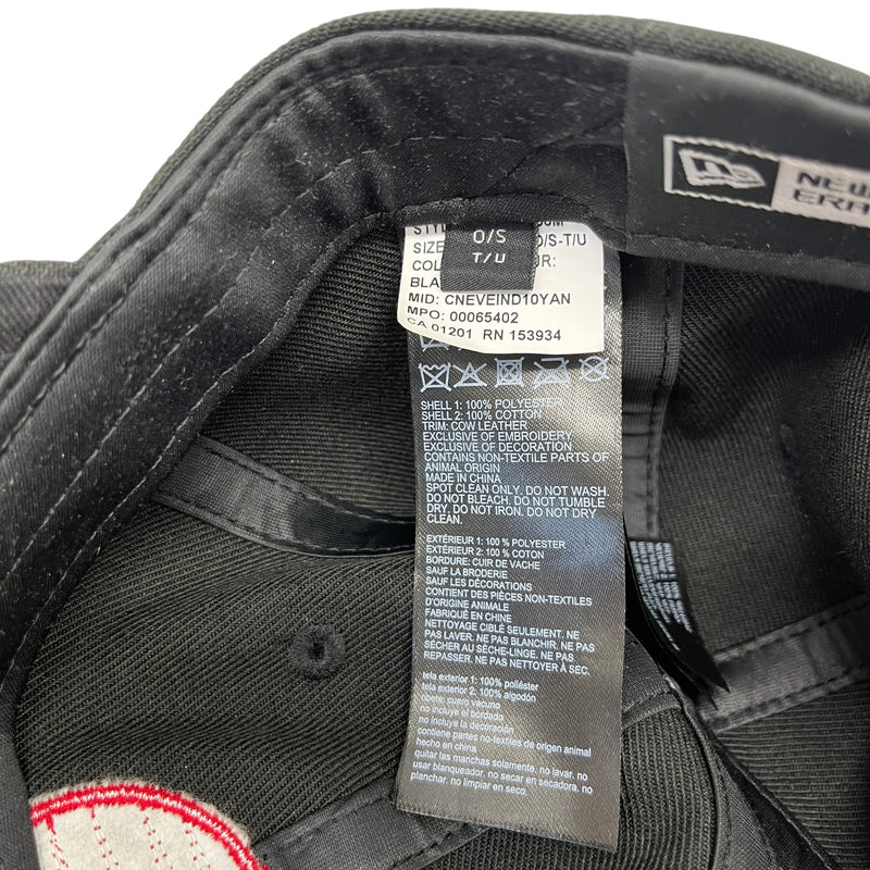 Men's Arctic Disc Baseball Cap Black Size S