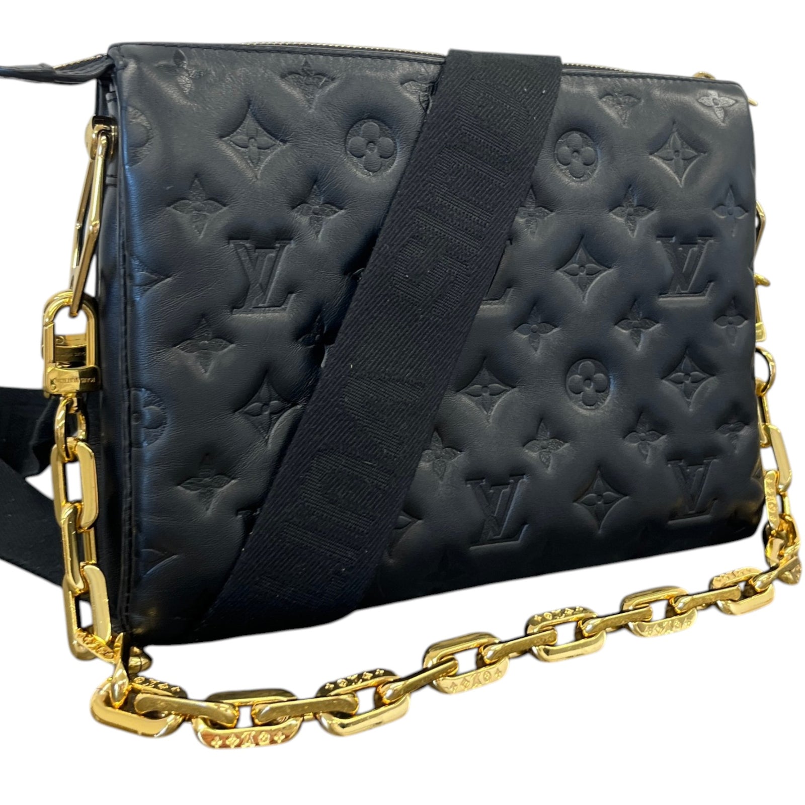 Women's Monogram Coussin Pm Bag Black - Photo 4