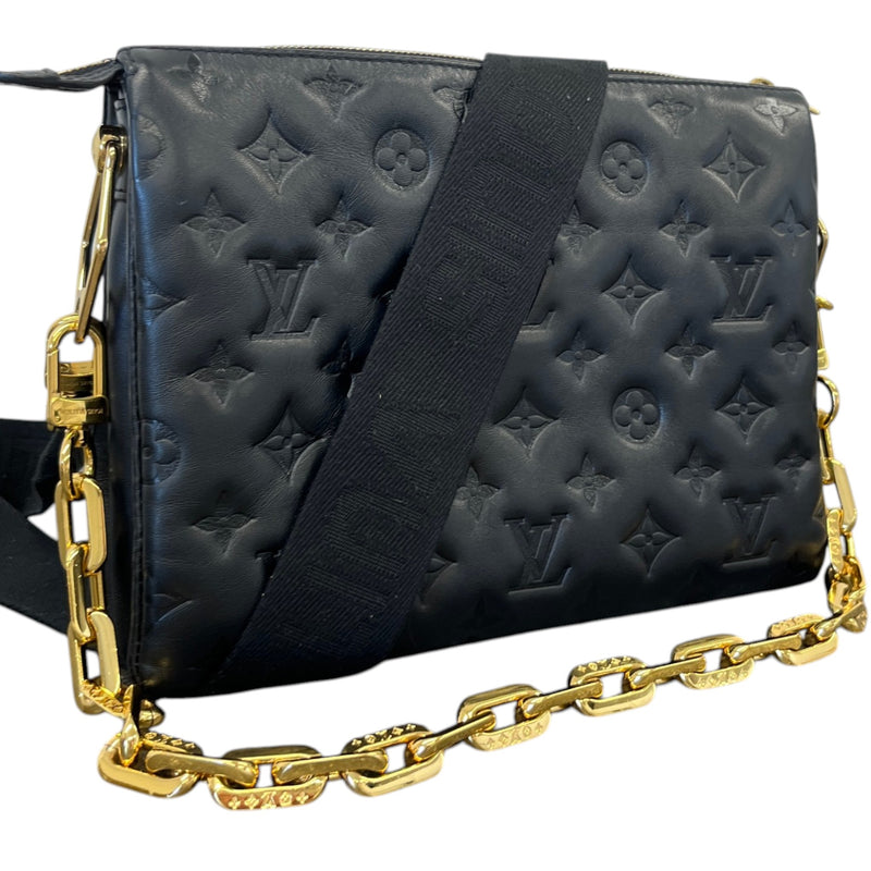Women's Monogram Coussin Pm Bag Black