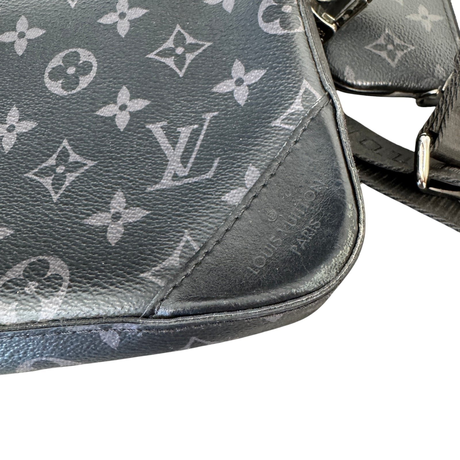 Men's Monogram Eclipse Trio Messenger Bag Black - Photo 7