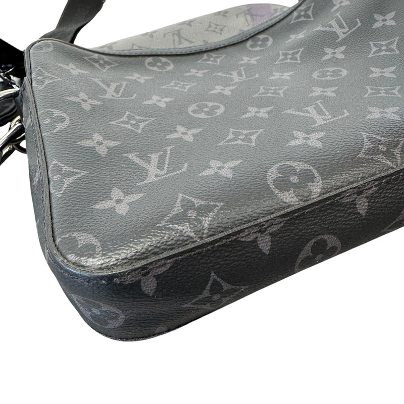 Men's Monogram Eclipse Trio Messenger Bag Black