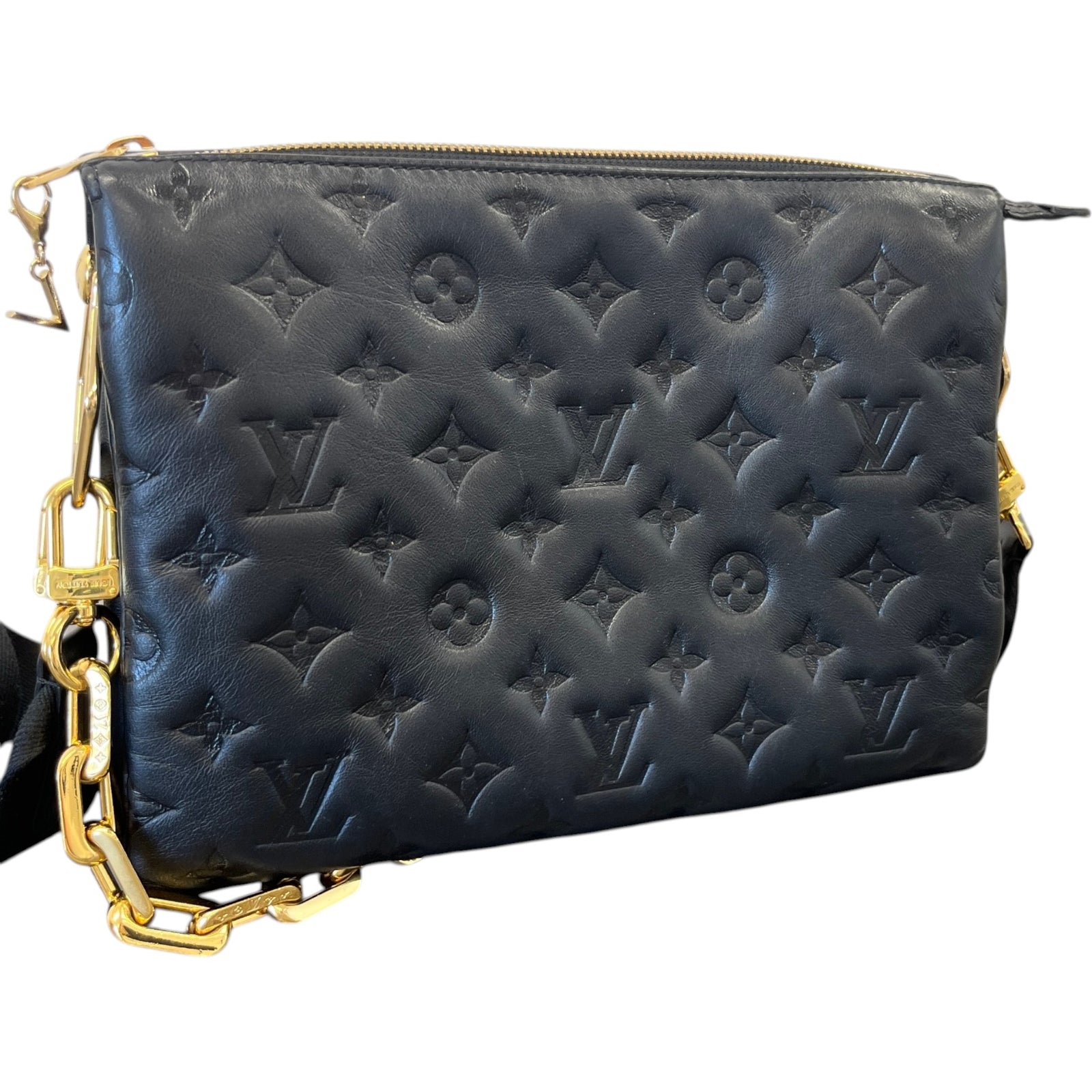 Women's Monogram Coussin Pm Bag Black - Photo 8