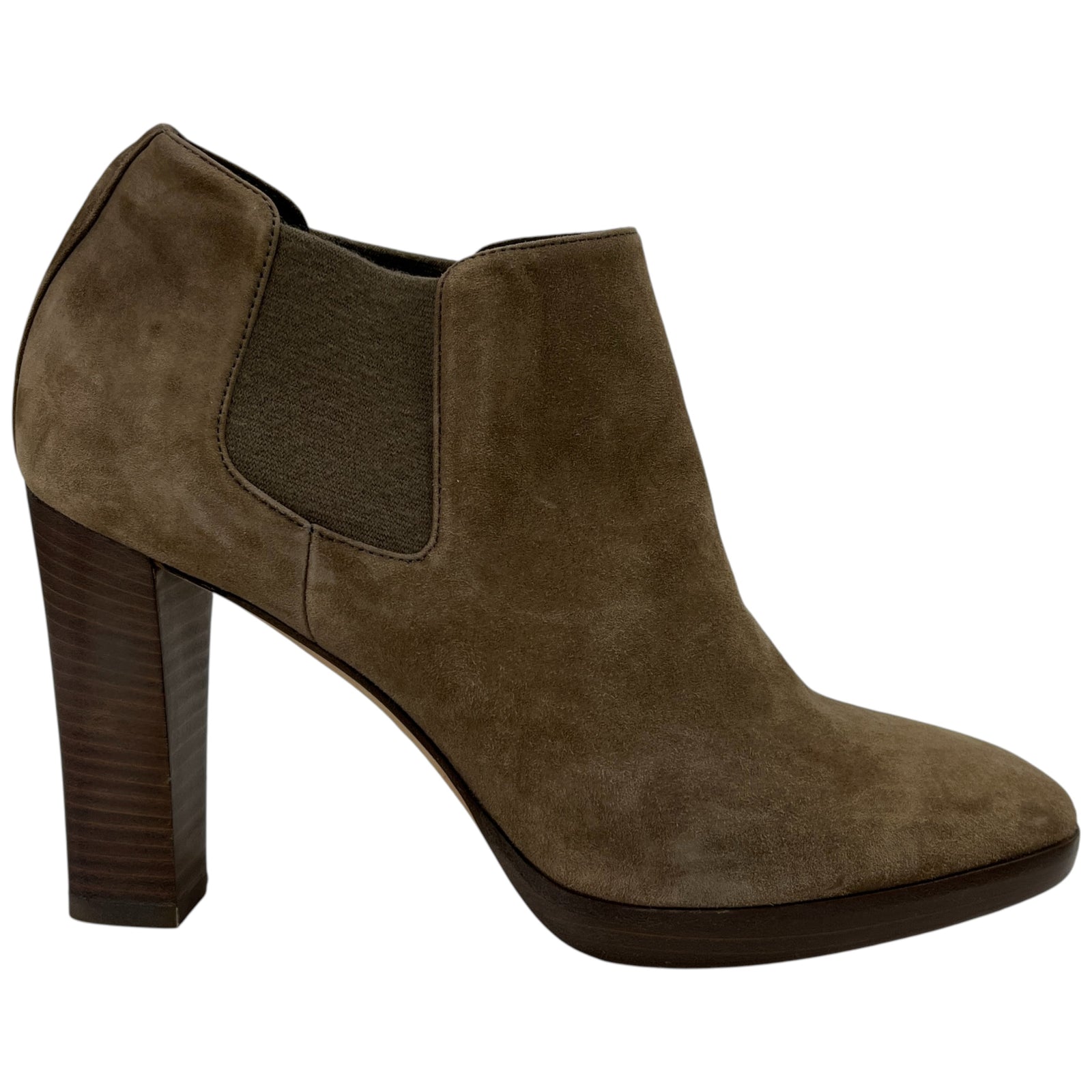 Women's Suede Ankle Boots Tan Size EU 36 / UK 3 - Photo 1