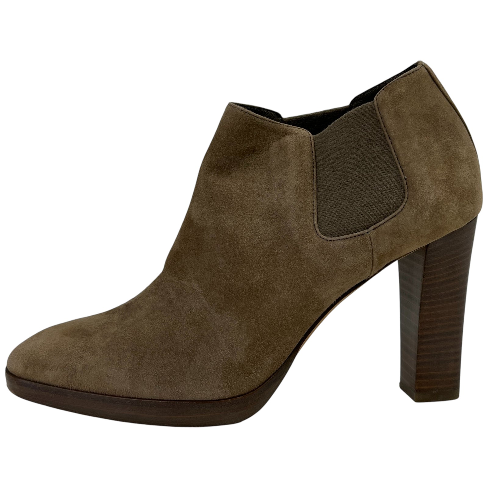 Women's Suede Ankle Boots Tan Size EU 36 / UK 3 - Photo 5