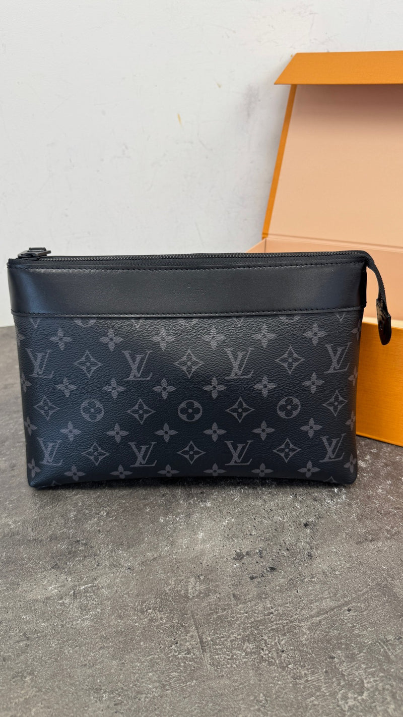 Men's Pochette Voyage Souple Pouch Black