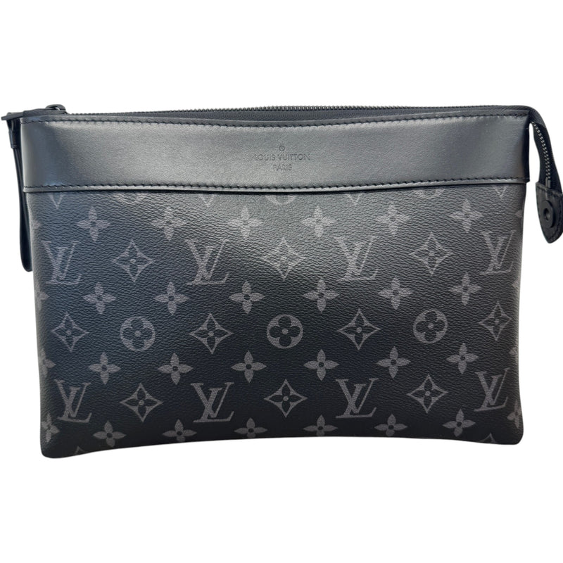 Men's Pochette Voyage Souple Pouch Black