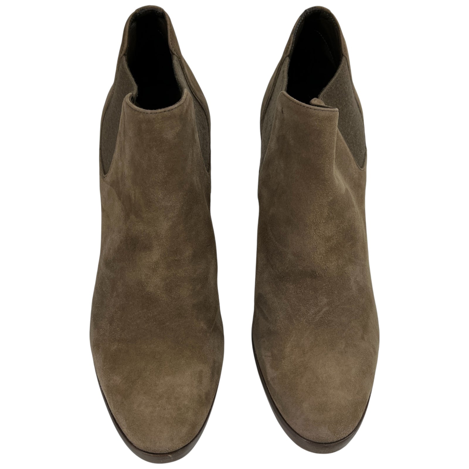 Women's Suede Ankle Boots Tan Size EU 36 / UK 3 - Photo 6