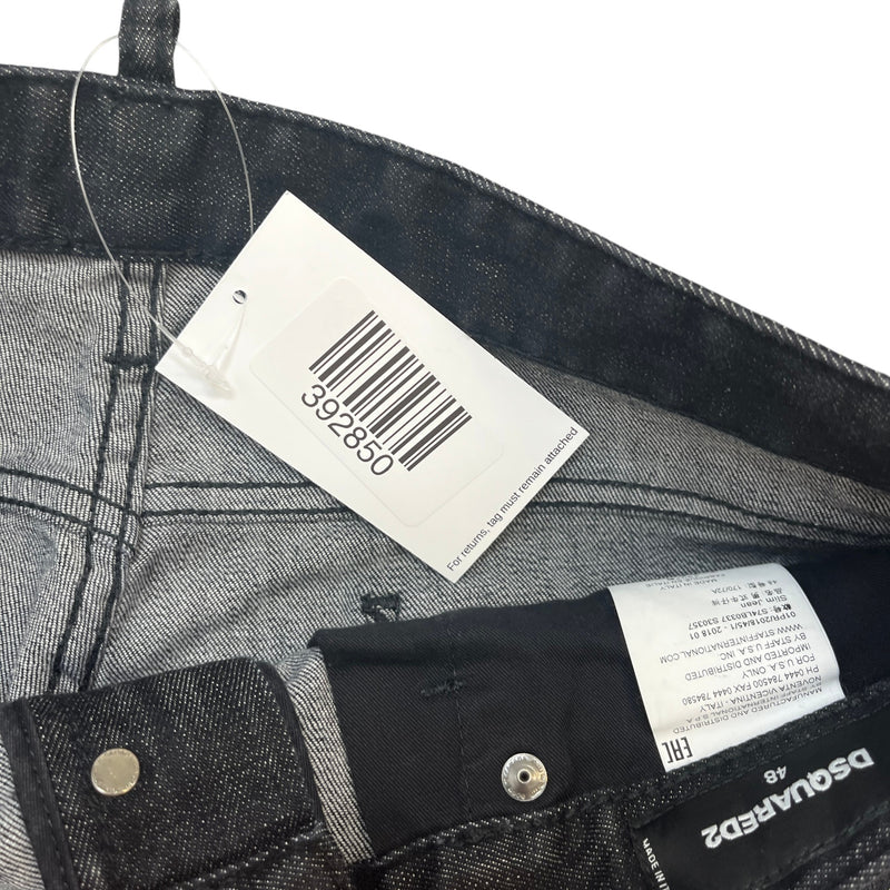 Men's Slim Fit Jeans Black Size IT 48 / UK 32