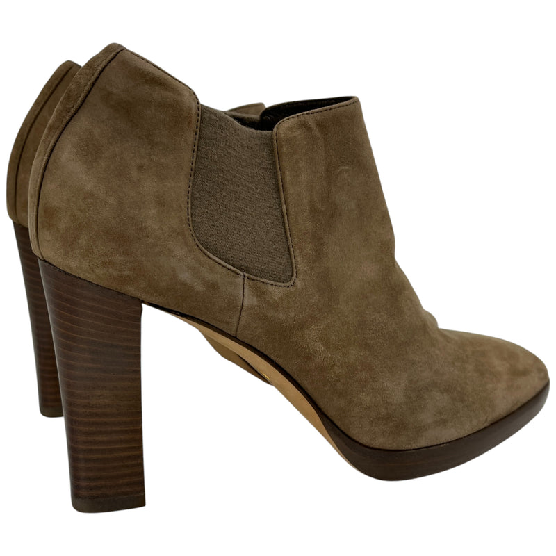 Women's Suede Ankle Boots Tan Size EU 36 / UK 3