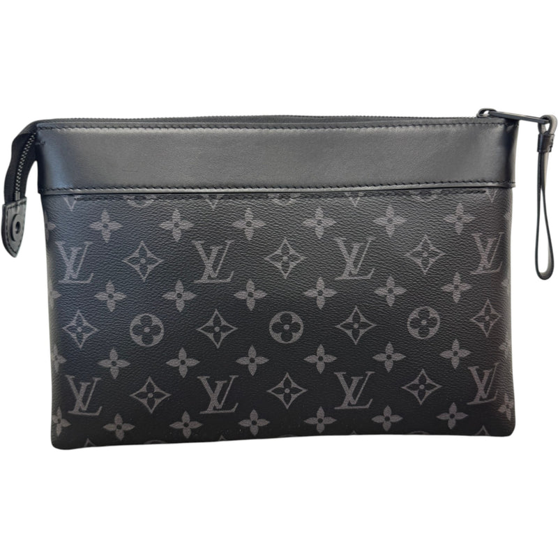 Men's Pochette Voyage Souple Pouch Black