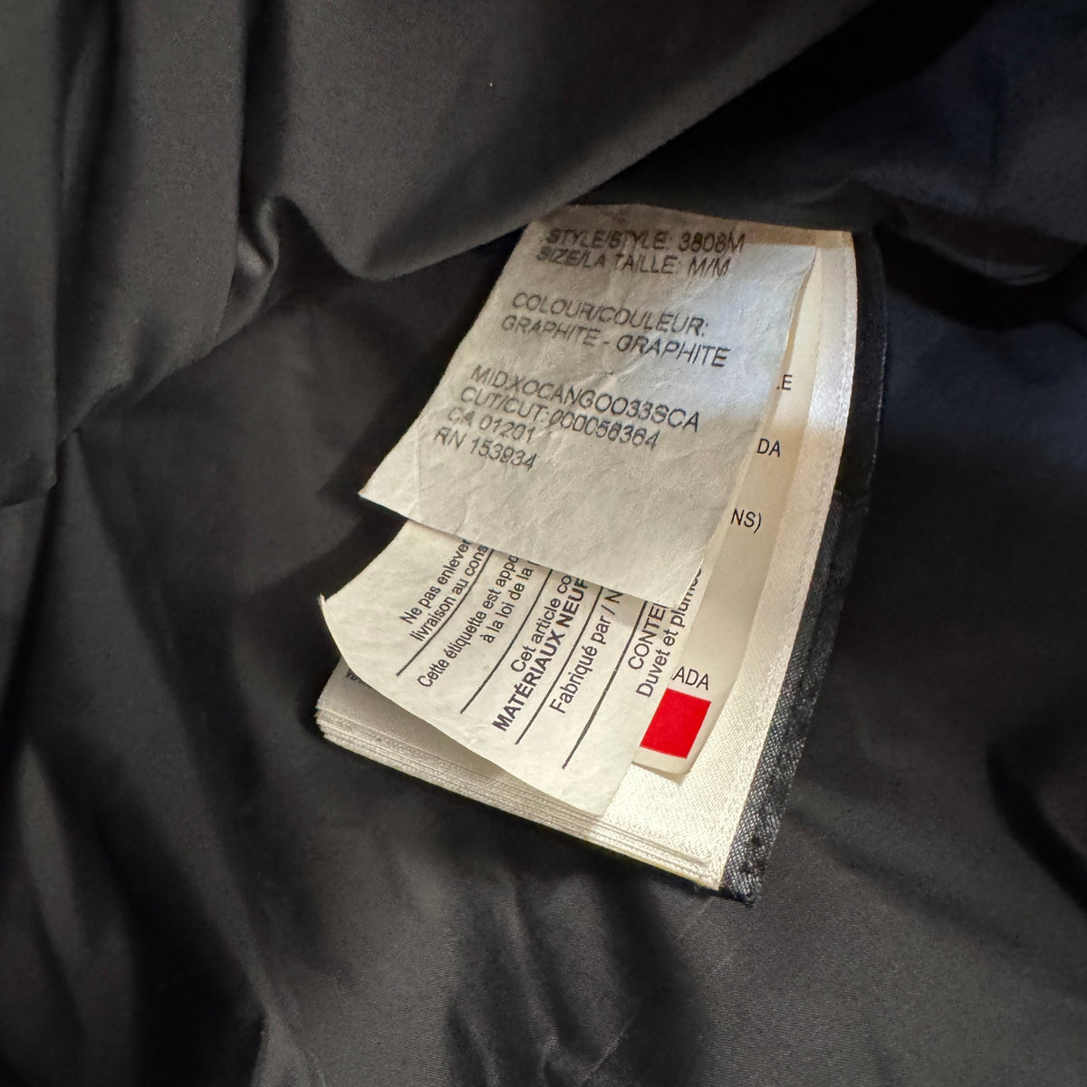Men's Wyndham Down Jacket Grey Size M - Photo 5