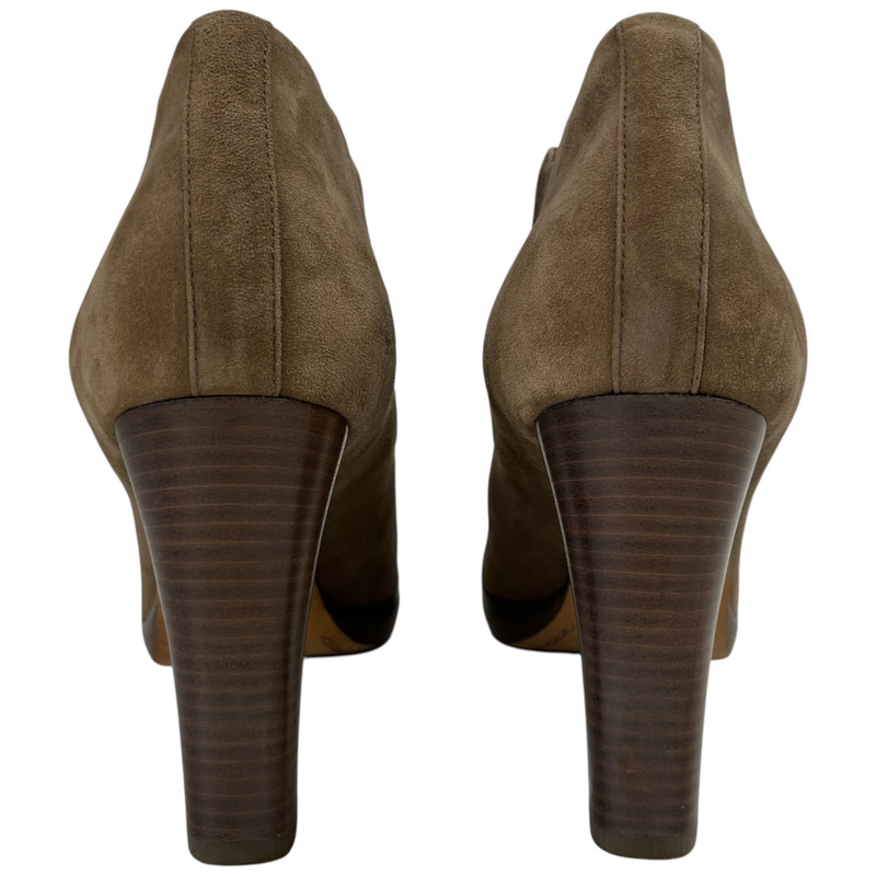 Women's Suede Ankle Boots Tan Size EU 36 / UK 3