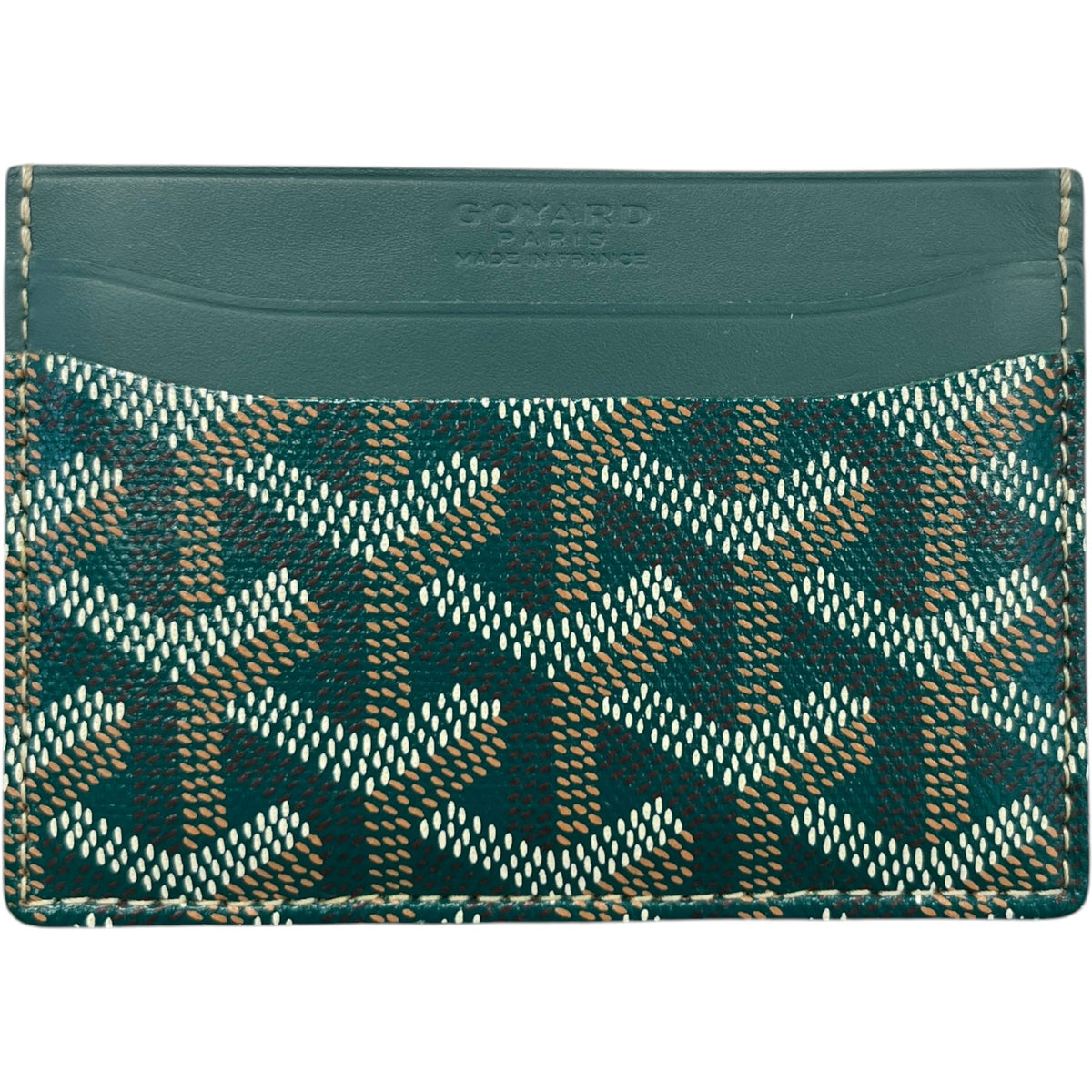 Men's Saint-Sulpice Card Holder Green - Photo 1