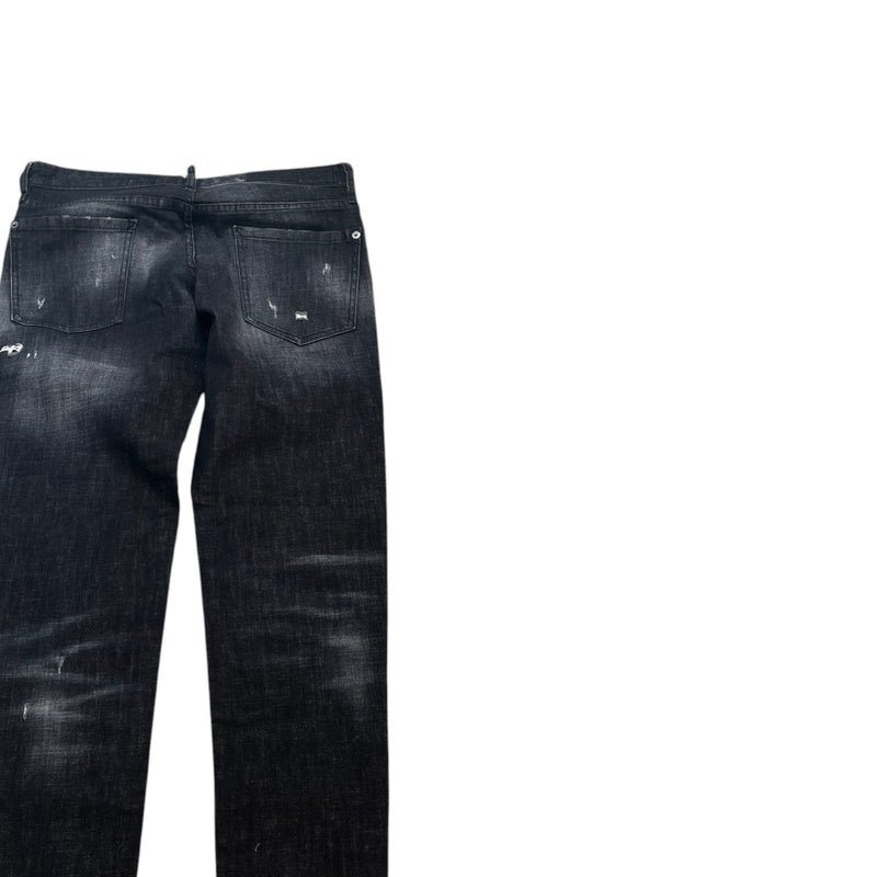 Men's Slim Fit Jeans Black Size IT 48 / UK 32