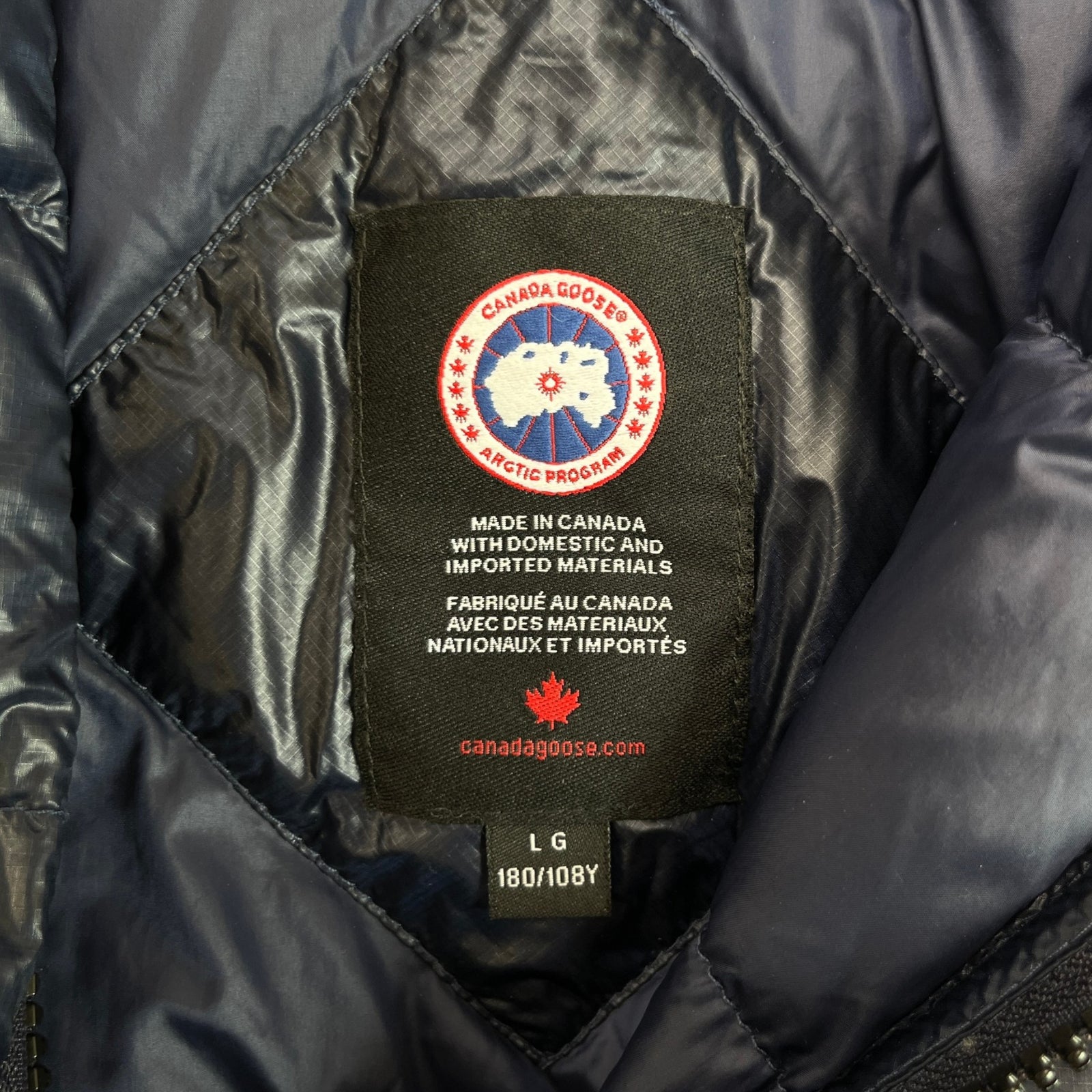 Men's Hybridge Lite Down Jacket Navy Size L - Photo 7