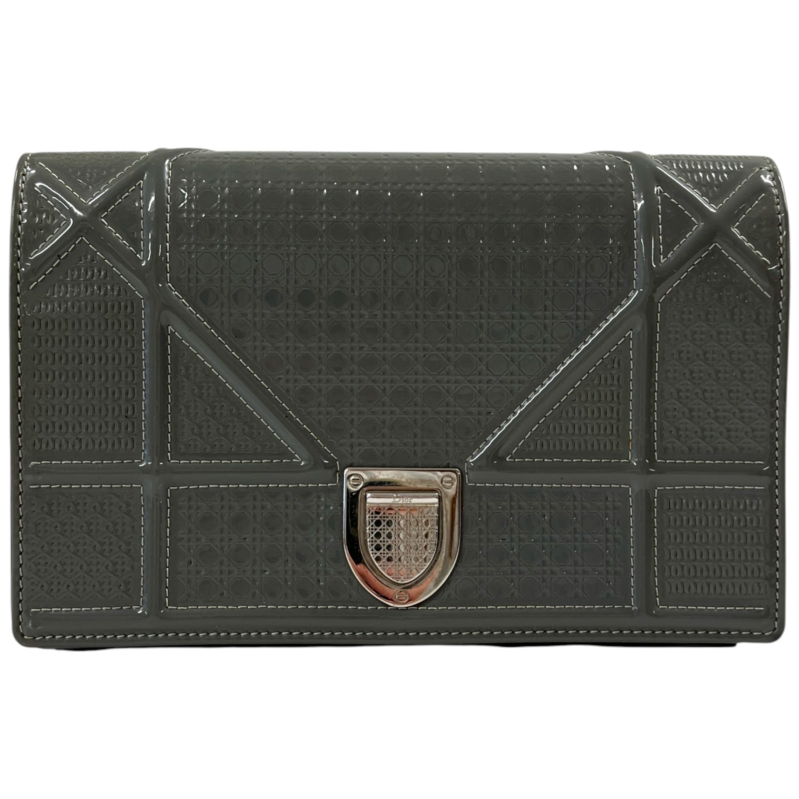 Women's Diorama Wallet On Chain Bag Silver - Photo 2