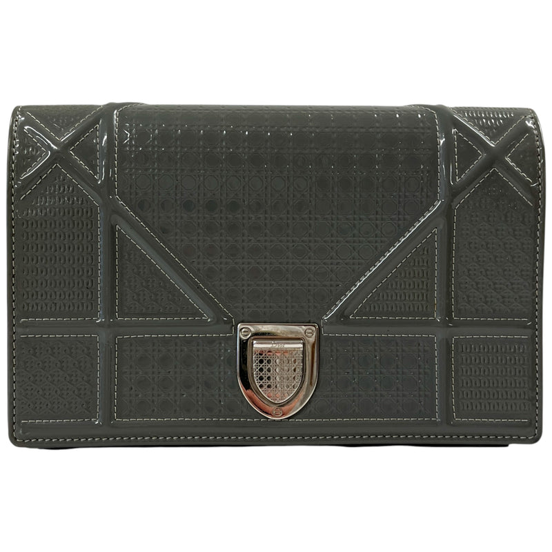 Women's Diorama Wallet On Chain Bag Silver