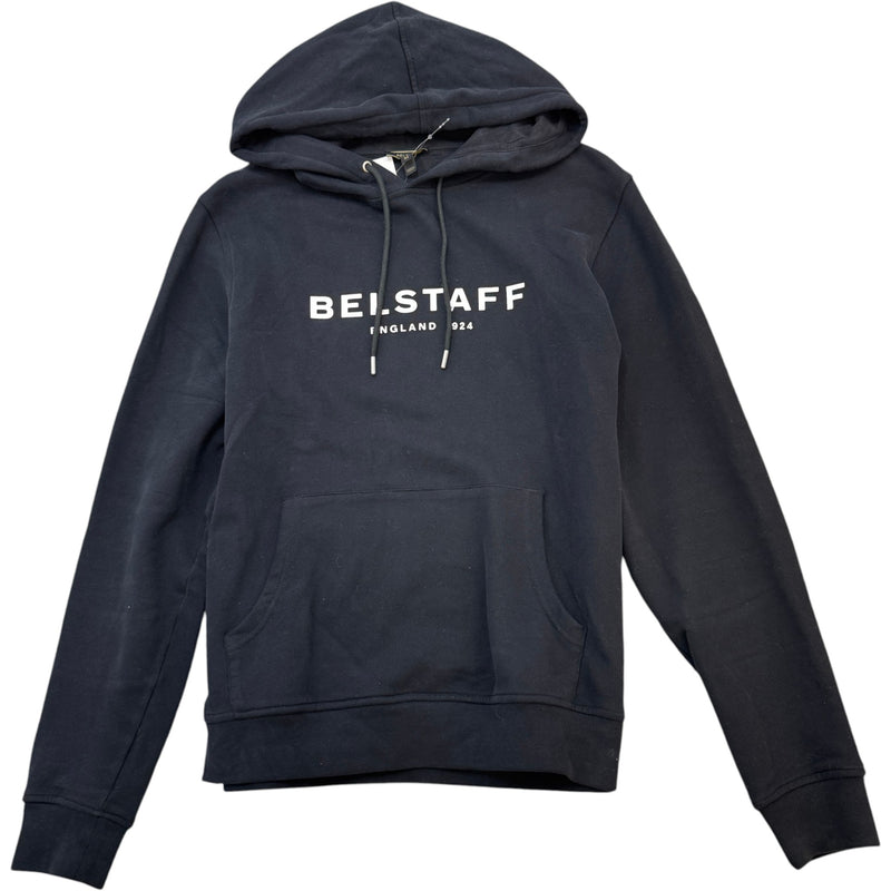 Men's Logo Print Hoodie Black Size M