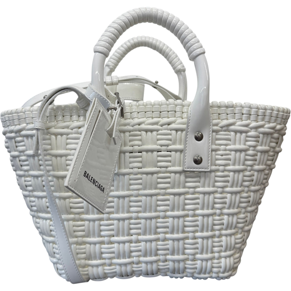 Women's Bistro XS Basket Handbag White - Photo 1