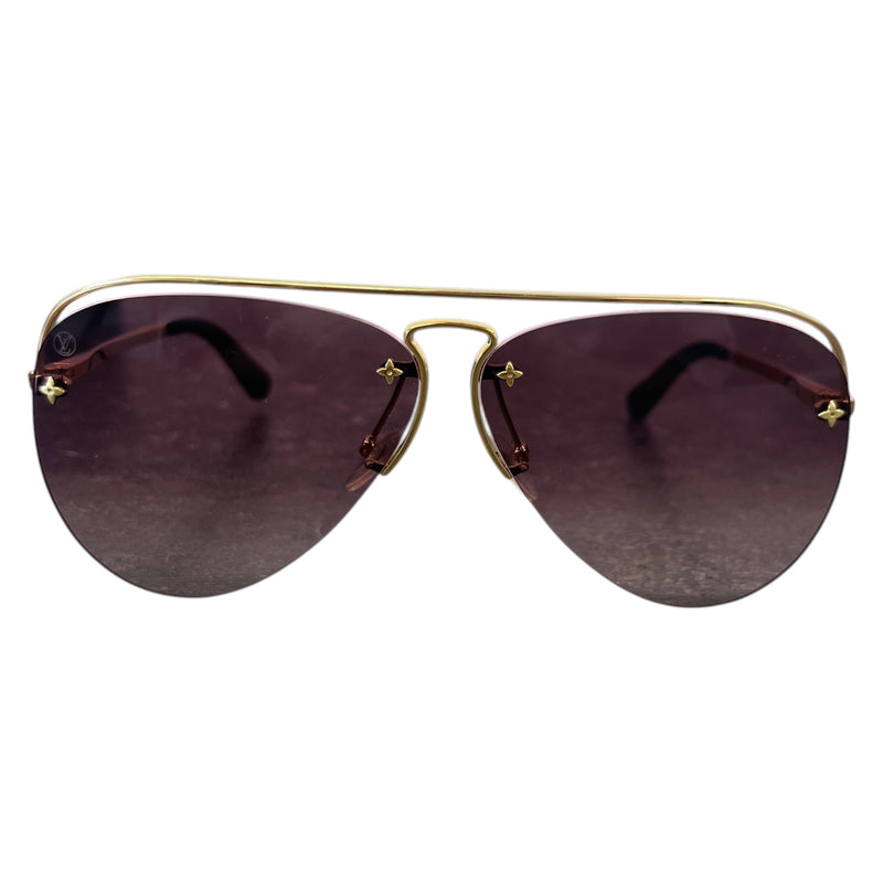 Men's Monogram Grease Sunglasses Gold