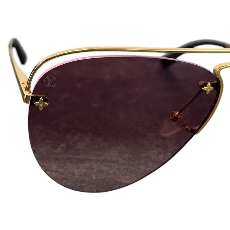 Men's Monogram Grease Sunglasses Gold