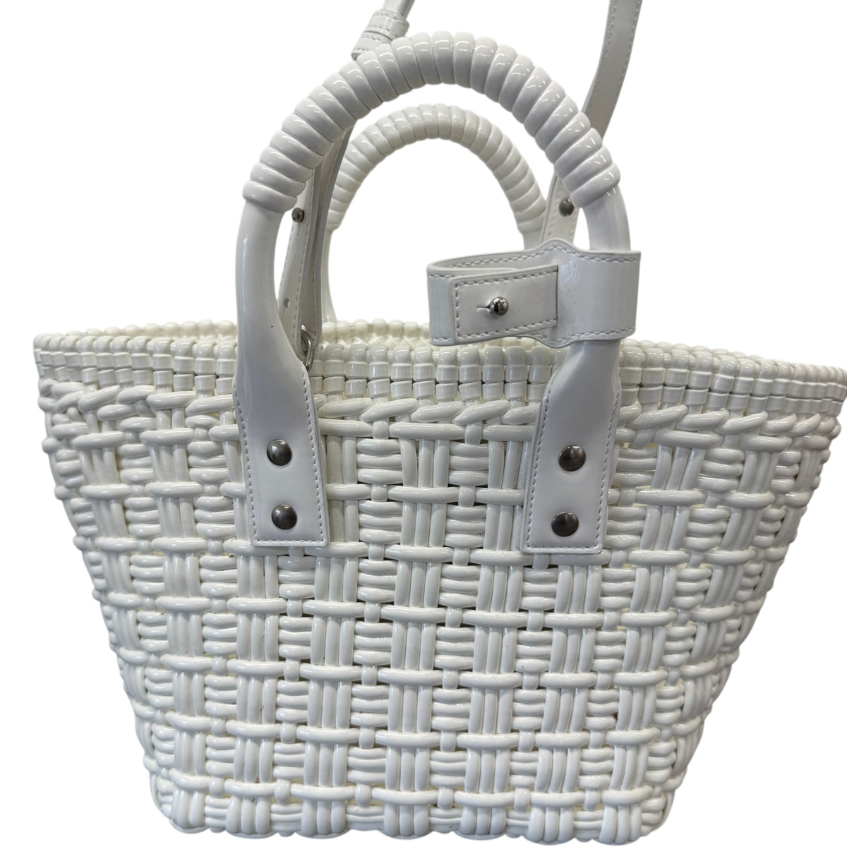 Women's Bistro XS Basket Handbag White - Photo 3