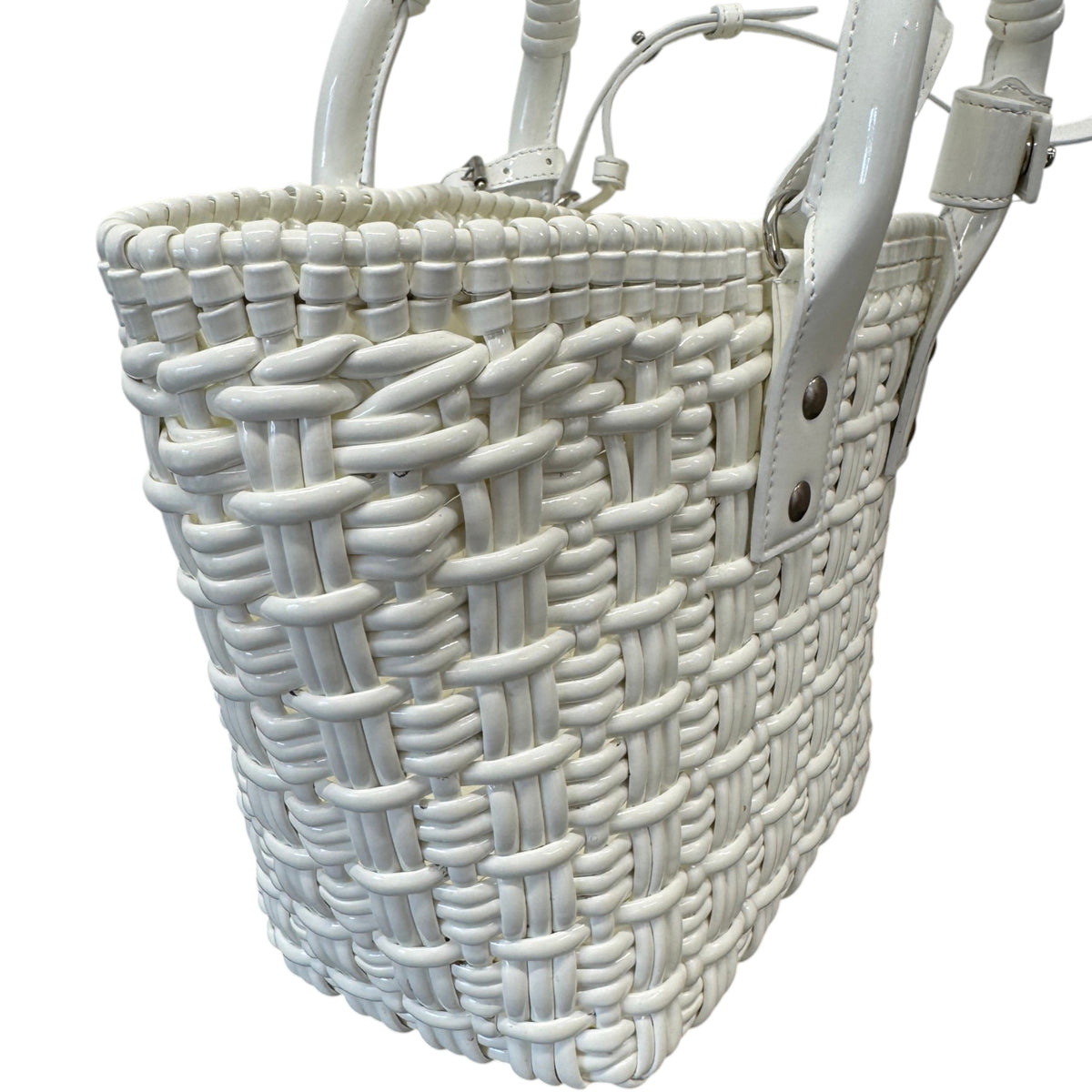 Women's Bistro XS Basket Handbag White - Photo 5