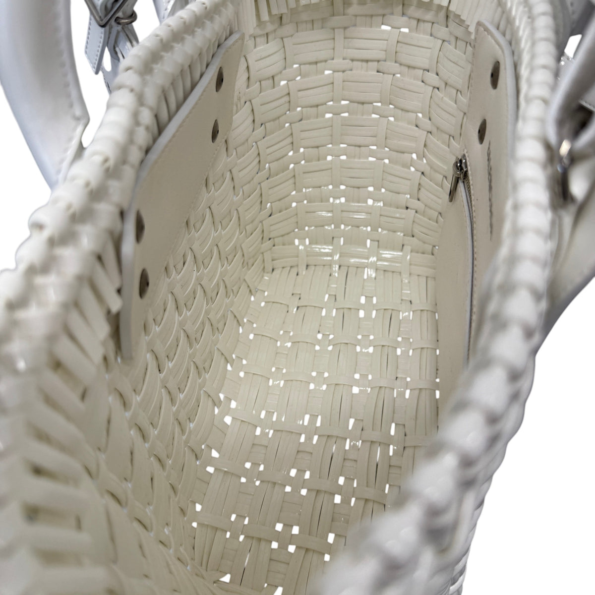 Women's Bistro XS Basket Handbag White - Photo 6