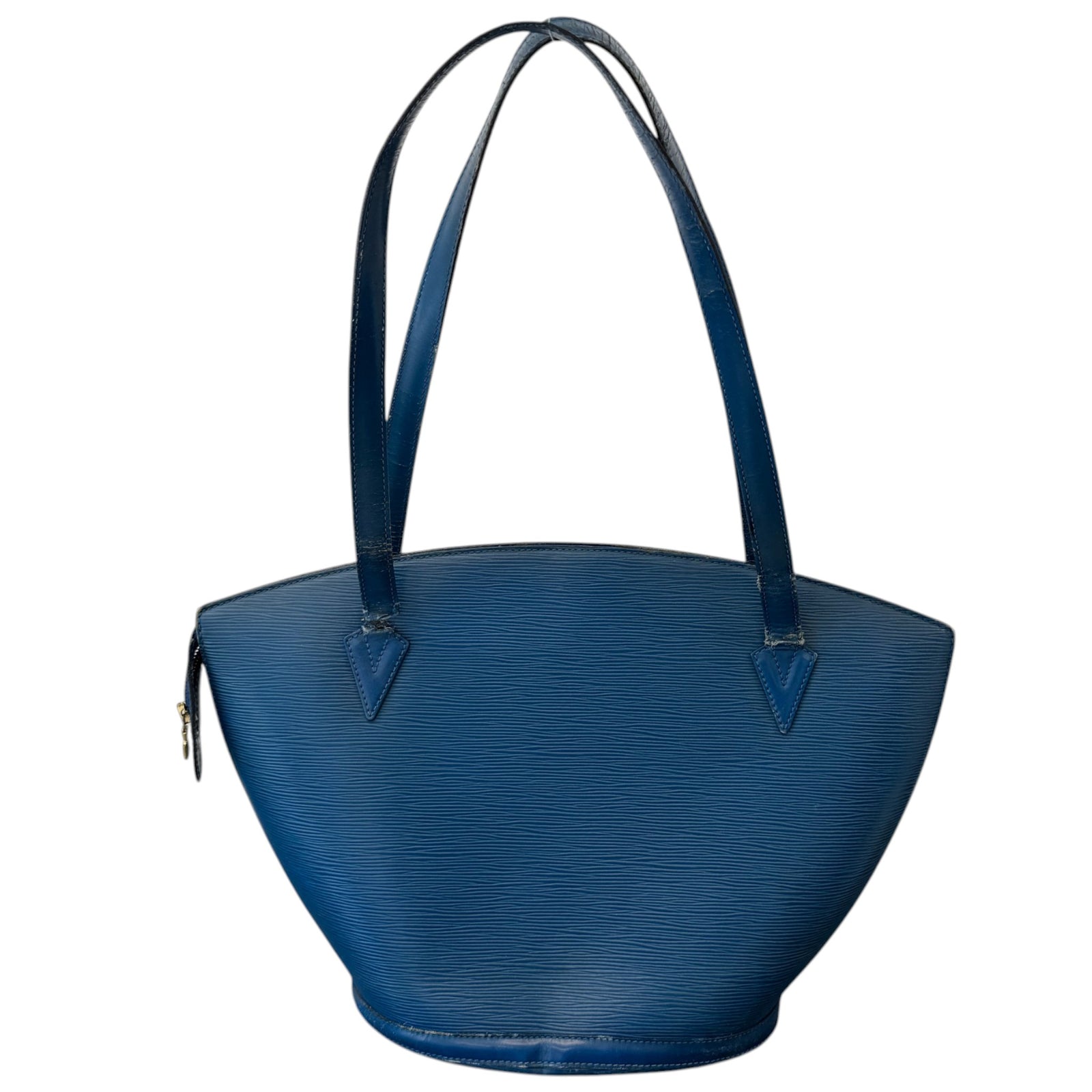 Women's Epi Saint Jacques Handbag Blue - Photo 1