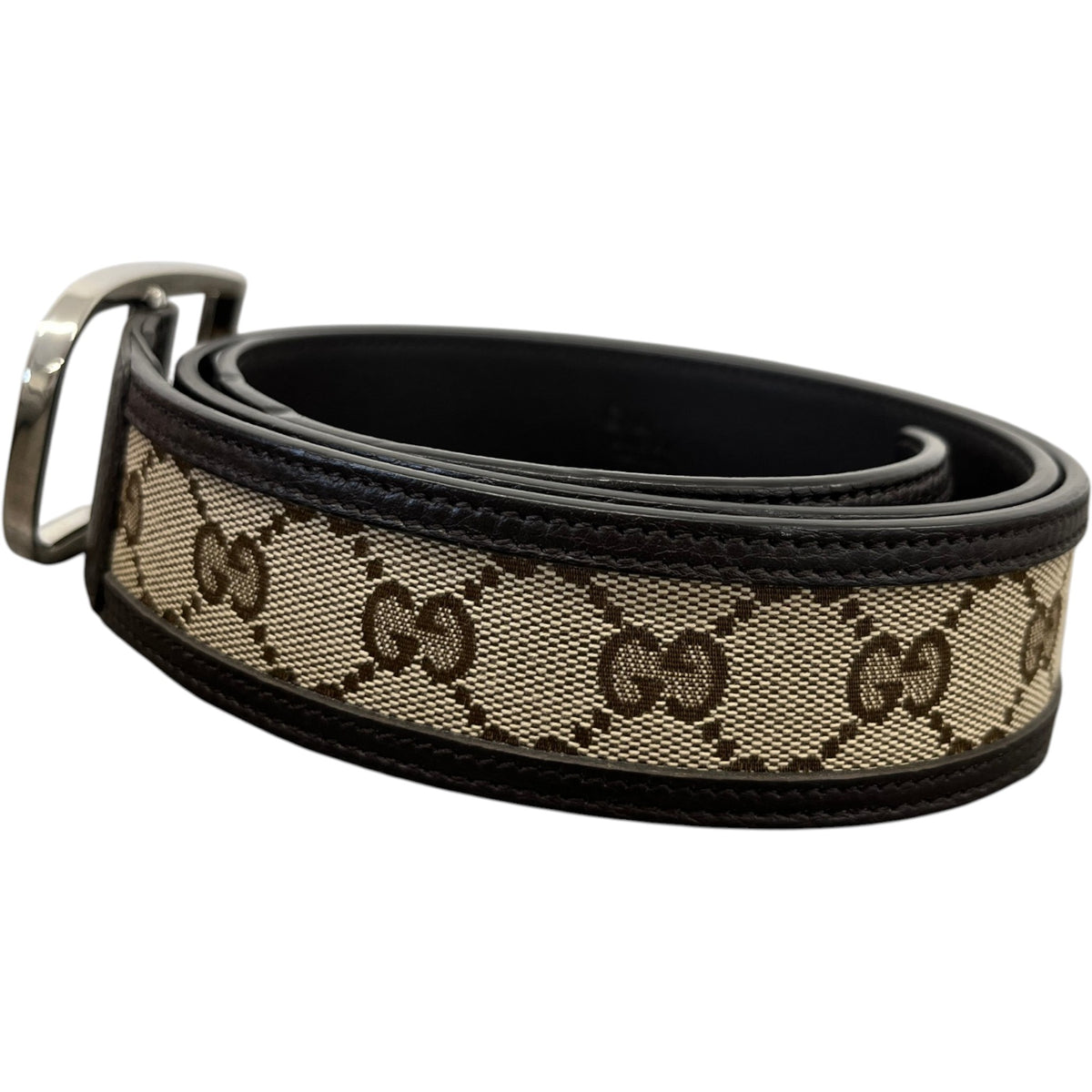 Men's GG Supreme Belt Brown Size 32" - Photo 2