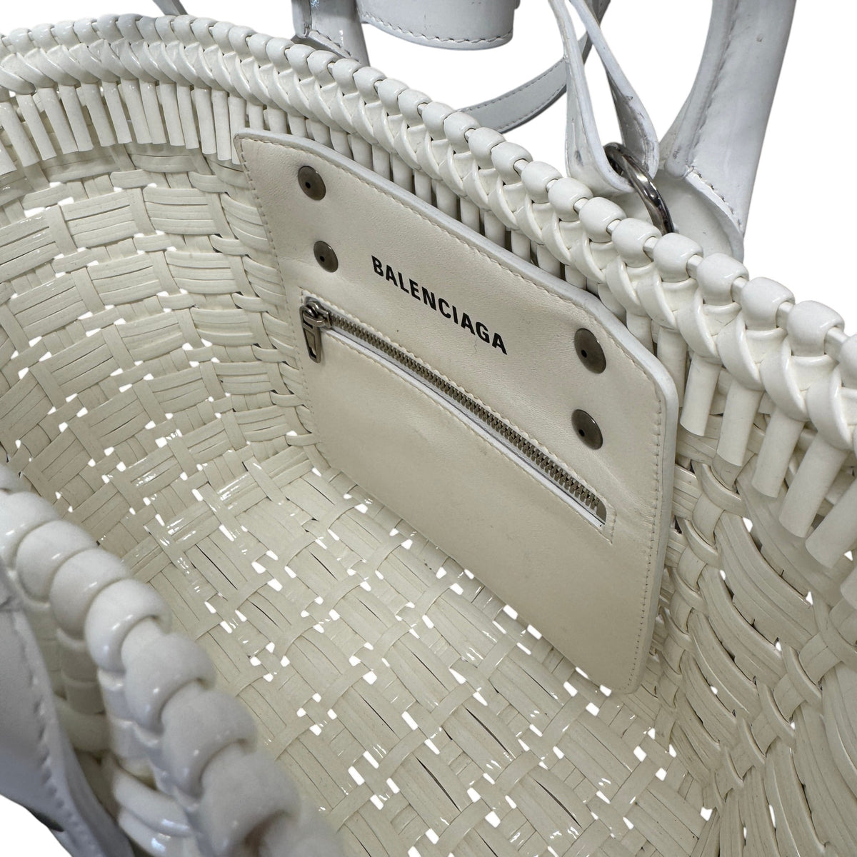 Women's Bistro XS Basket Handbag White - Photo 7