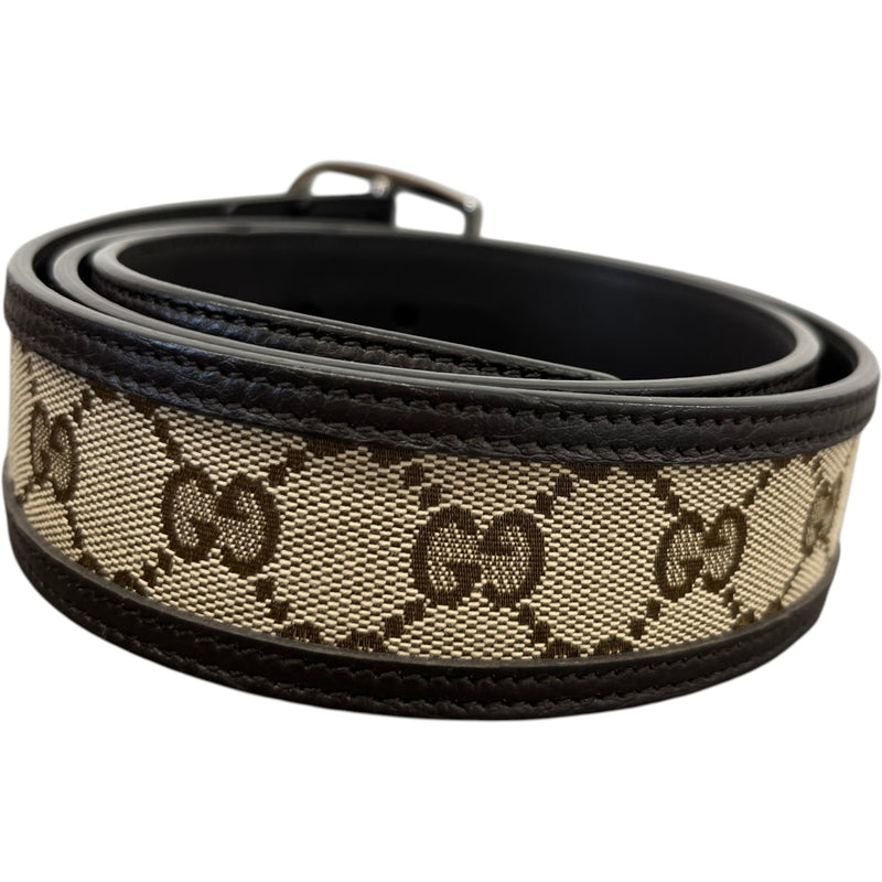 Men's GG Supreme Belt Brown Size 32"