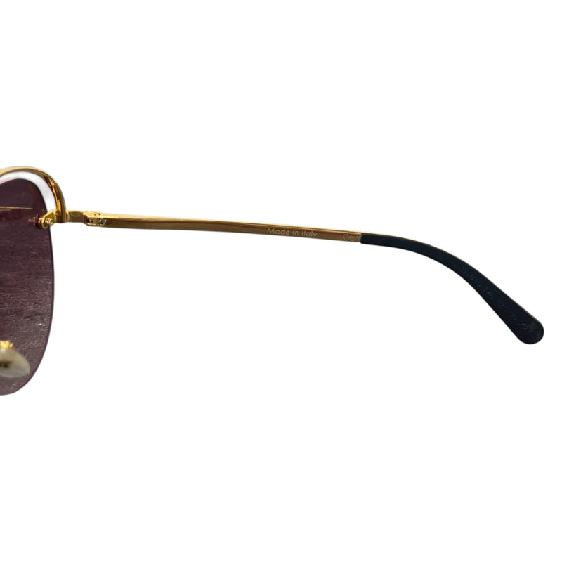 Men's Monogram Grease Sunglasses Gold