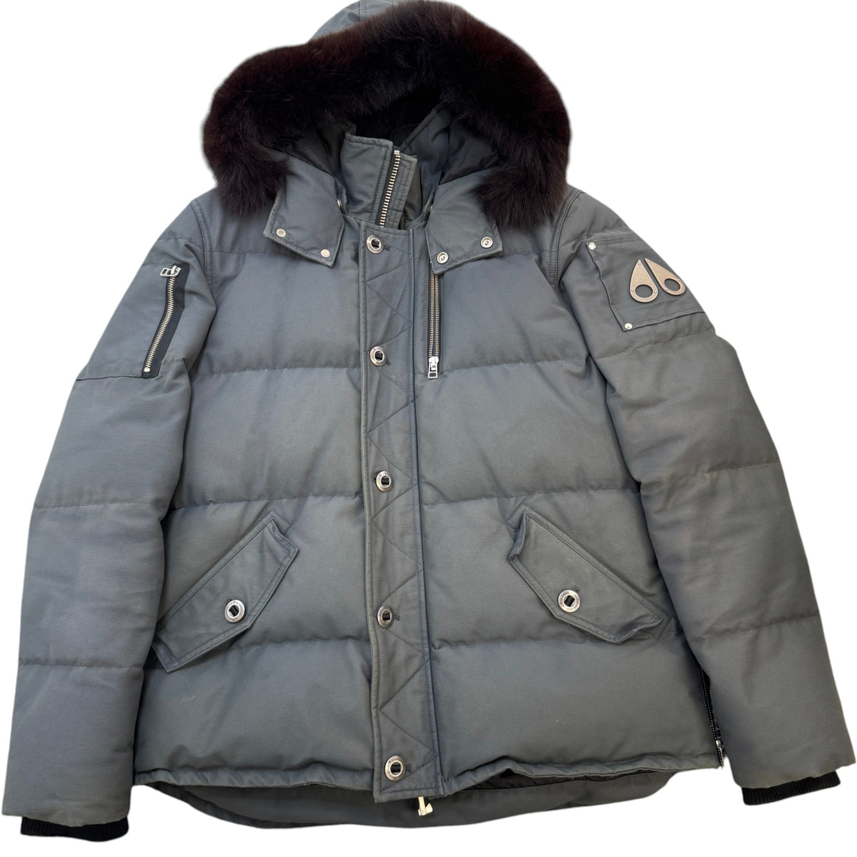 Men's 3Q Down Jacket Grey Size XL - Photo 1