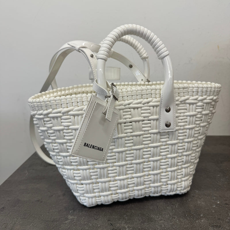 Women's Bistro XS Basket Handbag White