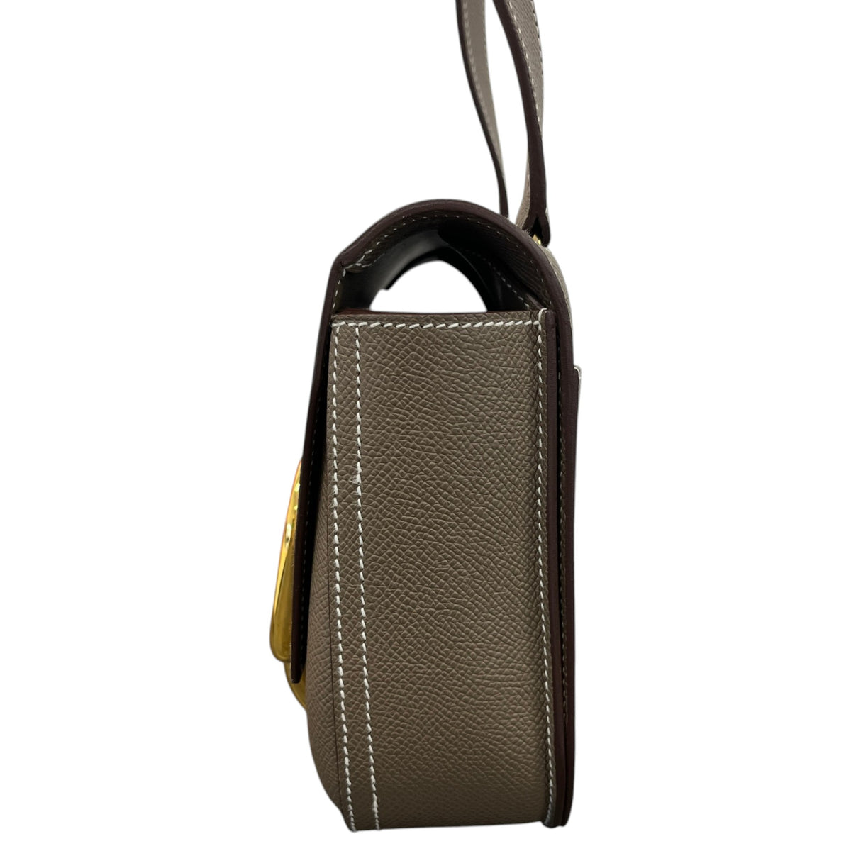 Women's Della Cavalleria Mini Etoupe Epsom Crossbody Bag Beige - Photo 7