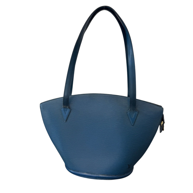 Women's Epi Saint Jacques Handbag Blue