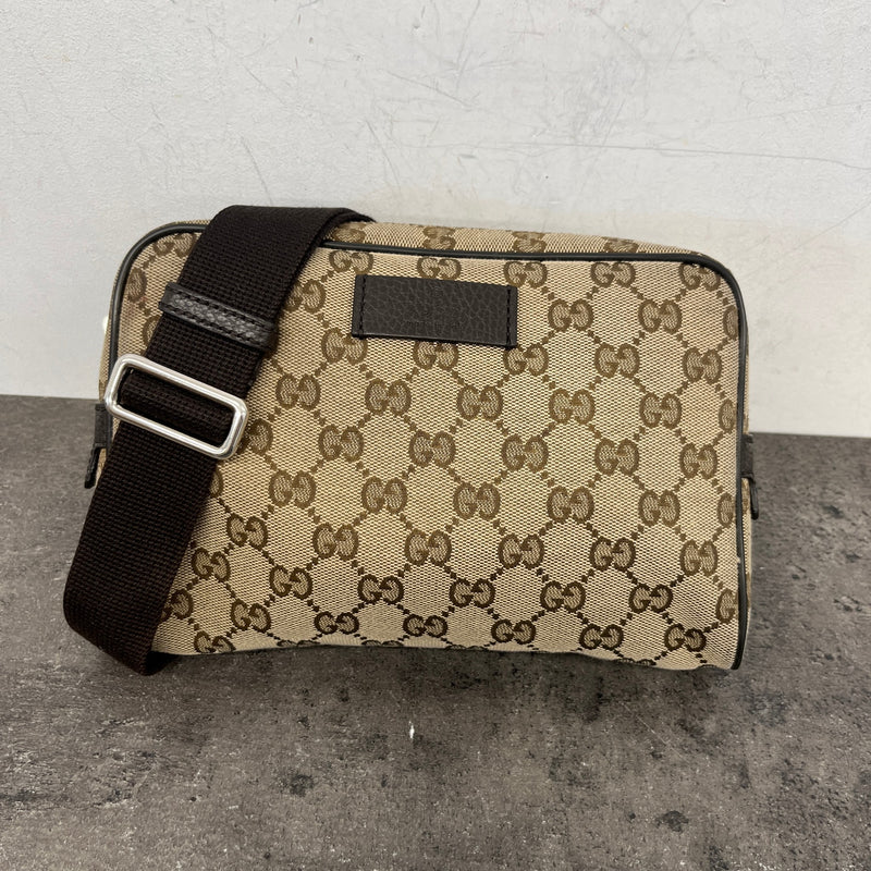 Men's GG Supreme Belt Bag Beige