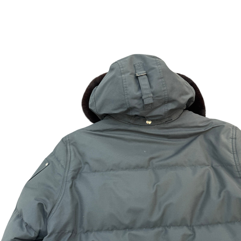 Men's 3Q Down Jacket Grey Size XL
