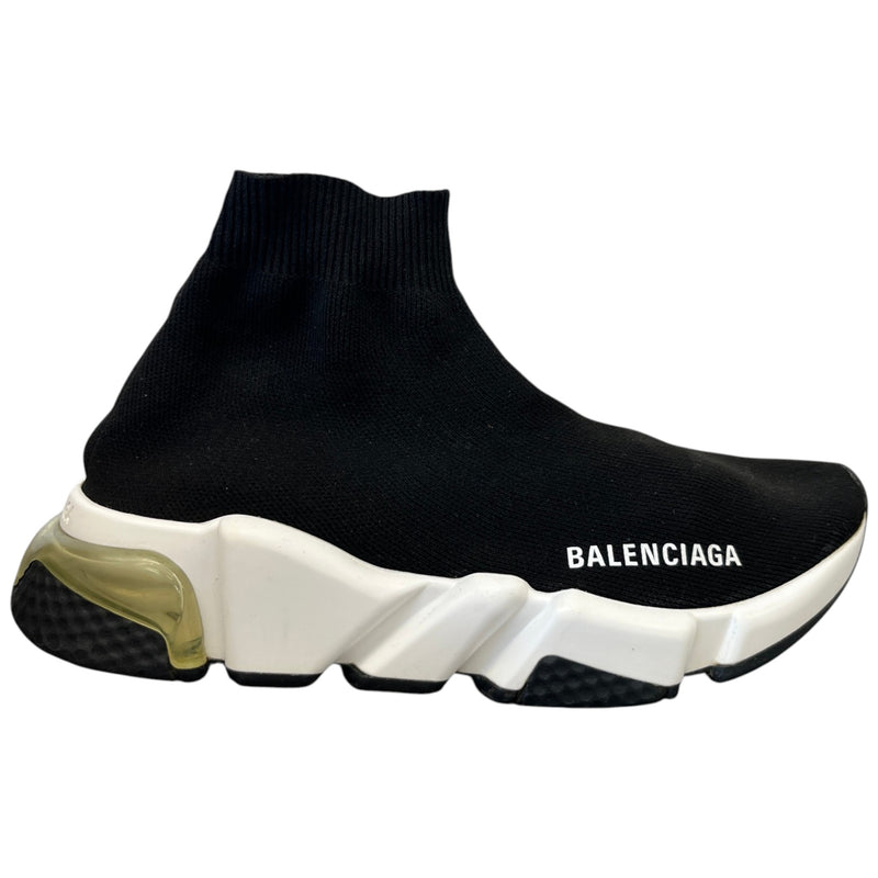 Women's Speed Sock Clear Sole High Trainers Black Size UK 3 / EU 36