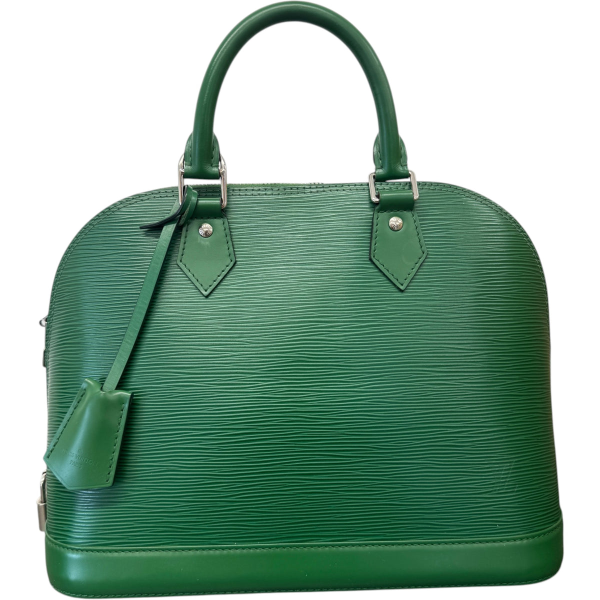 Women's Epi Alma PM Handbag Green - Photo 1