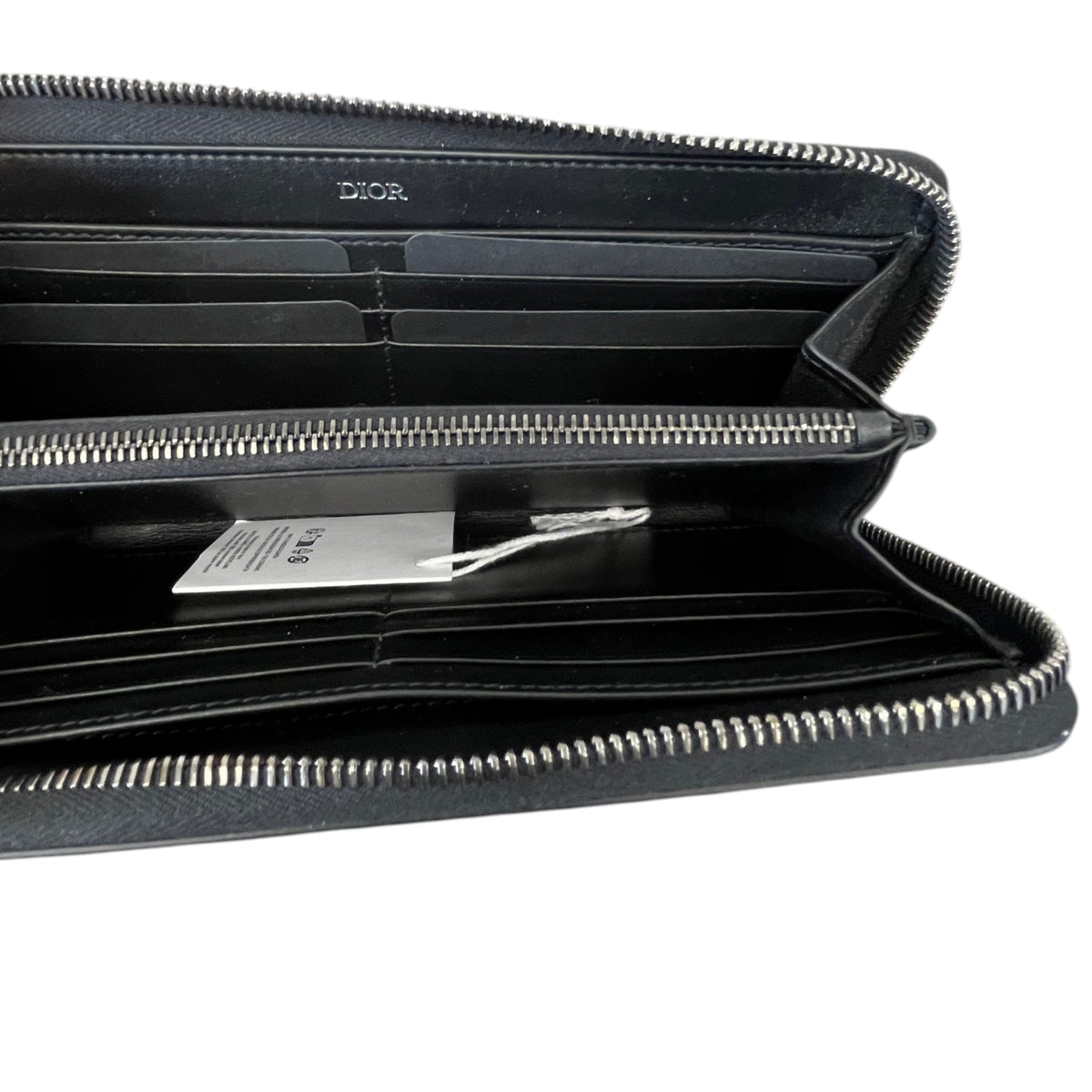 Men's CD Diamond Wallet Black - Photo 7