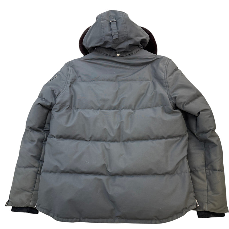 Men's 3Q Down Jacket Grey Size XL