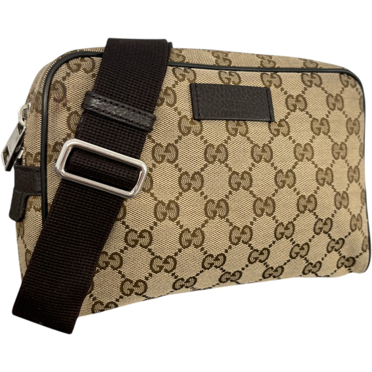 Men's GG Supreme Belt Bag Beige - Photo 2