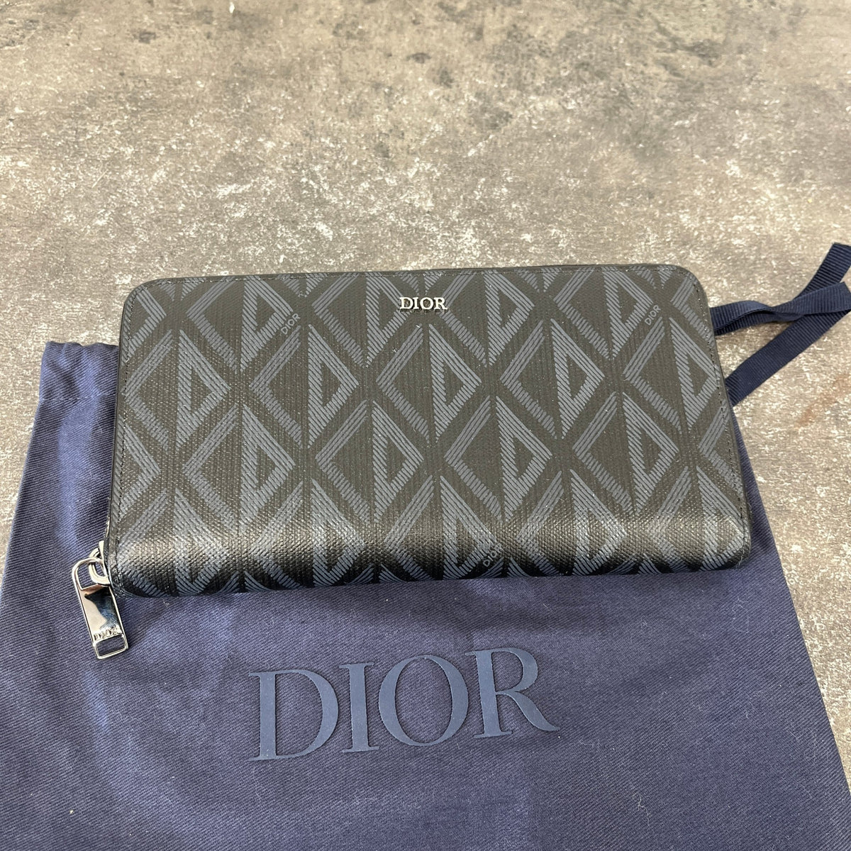 Men's CD Diamond Wallet Black - Photo 9