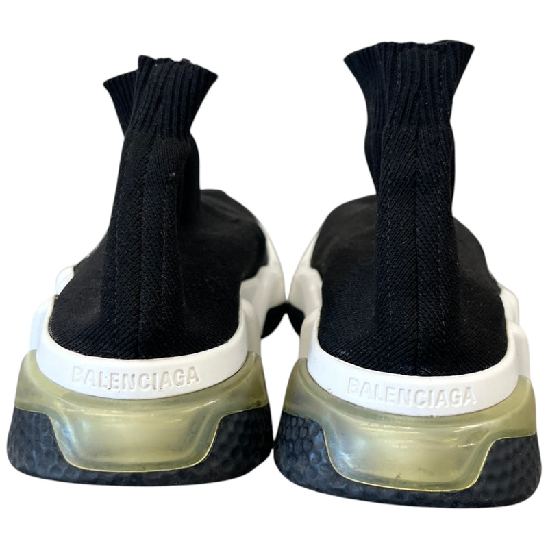 Women's Speed Sock Clear Sole High Trainers Black Size UK 3 / EU 36